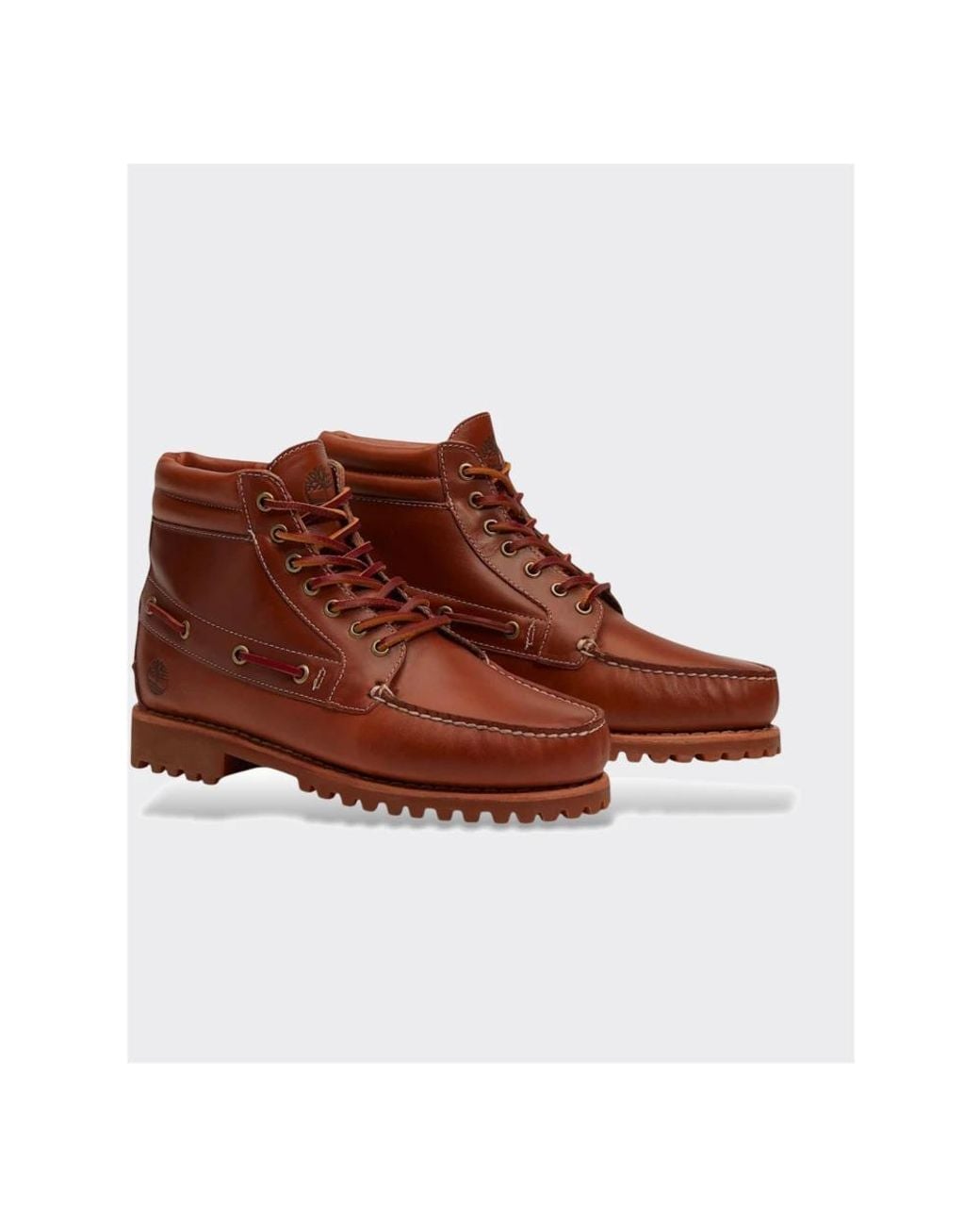 Timberland Brown Lace-Up Boots for men