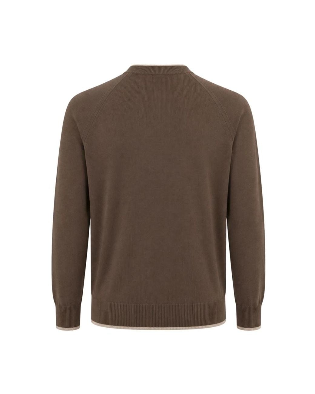 Eleventy Brown Round-Neck Knitwear for men