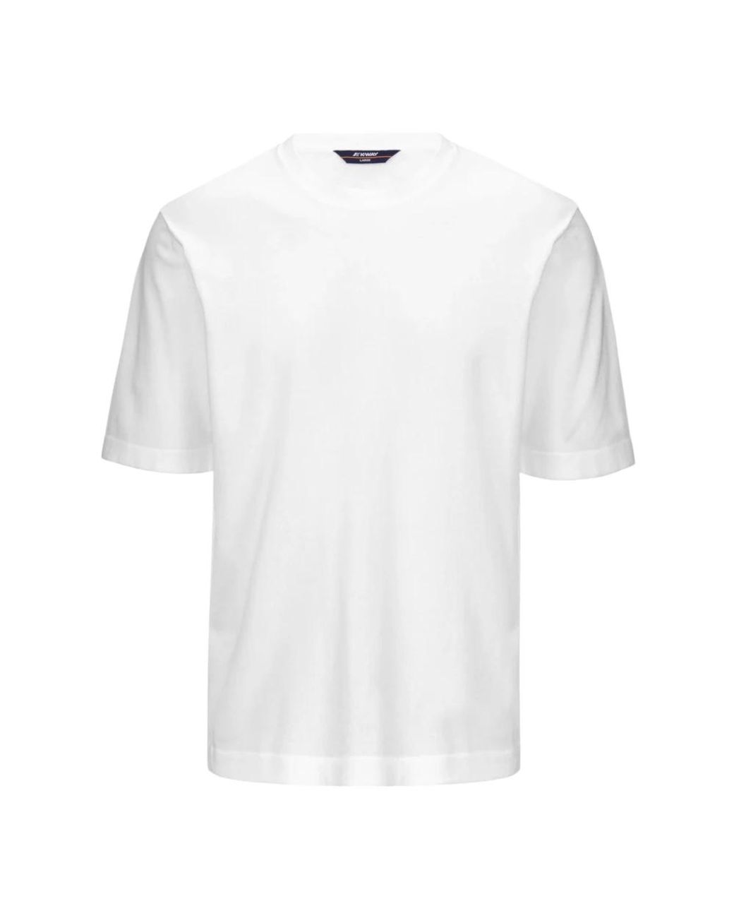 K-Way White T-Shirts for men
