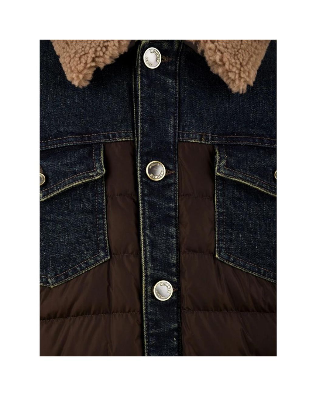 Denim Jackets Moorer de hombre de color Black
