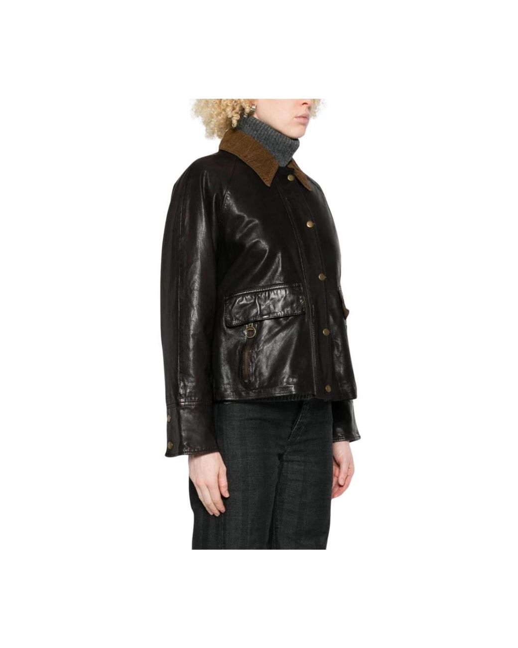 The Jack Leathers Jassen ,Bruin ,Leer Glamis Jacket in het Black