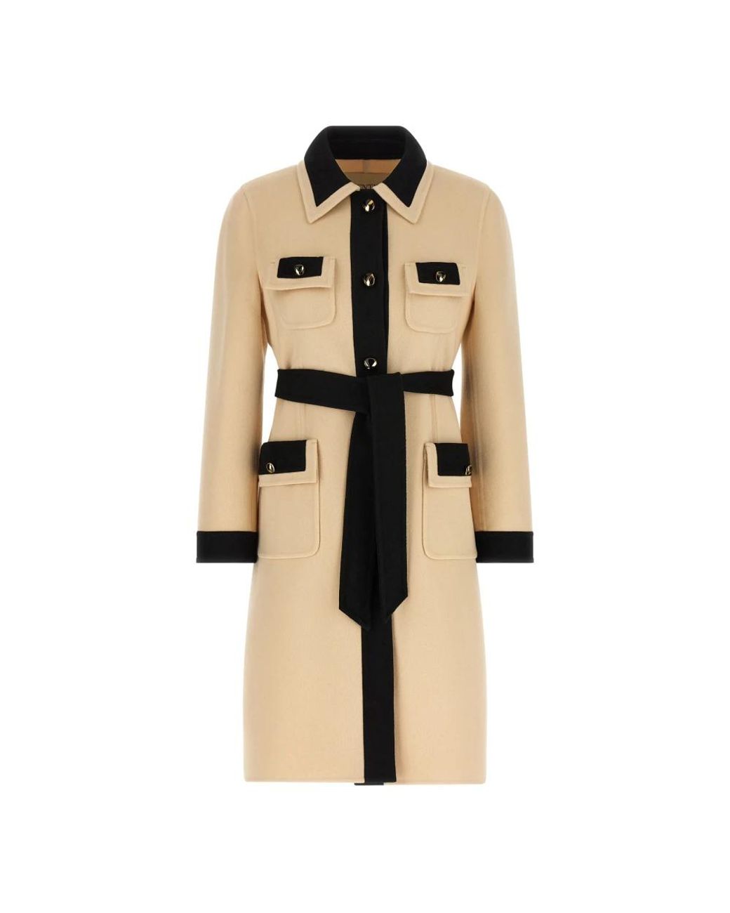 Valentino Garavani Natural Belted Coats