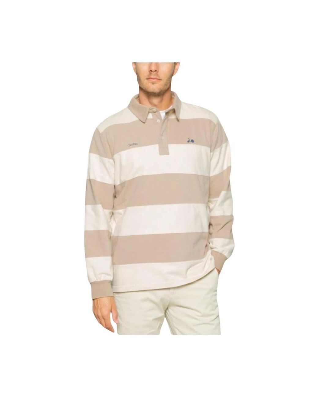 Scotta Natural Polo Shirts for men