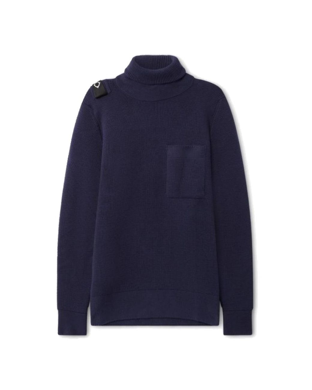 Turtlenecks Ma Strum de hombre de color Blue