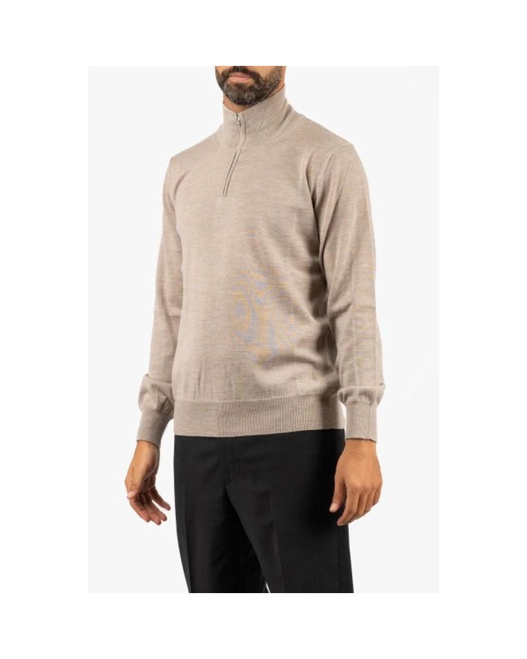 Turtlenecks Brooksfield de hombre de color Natural