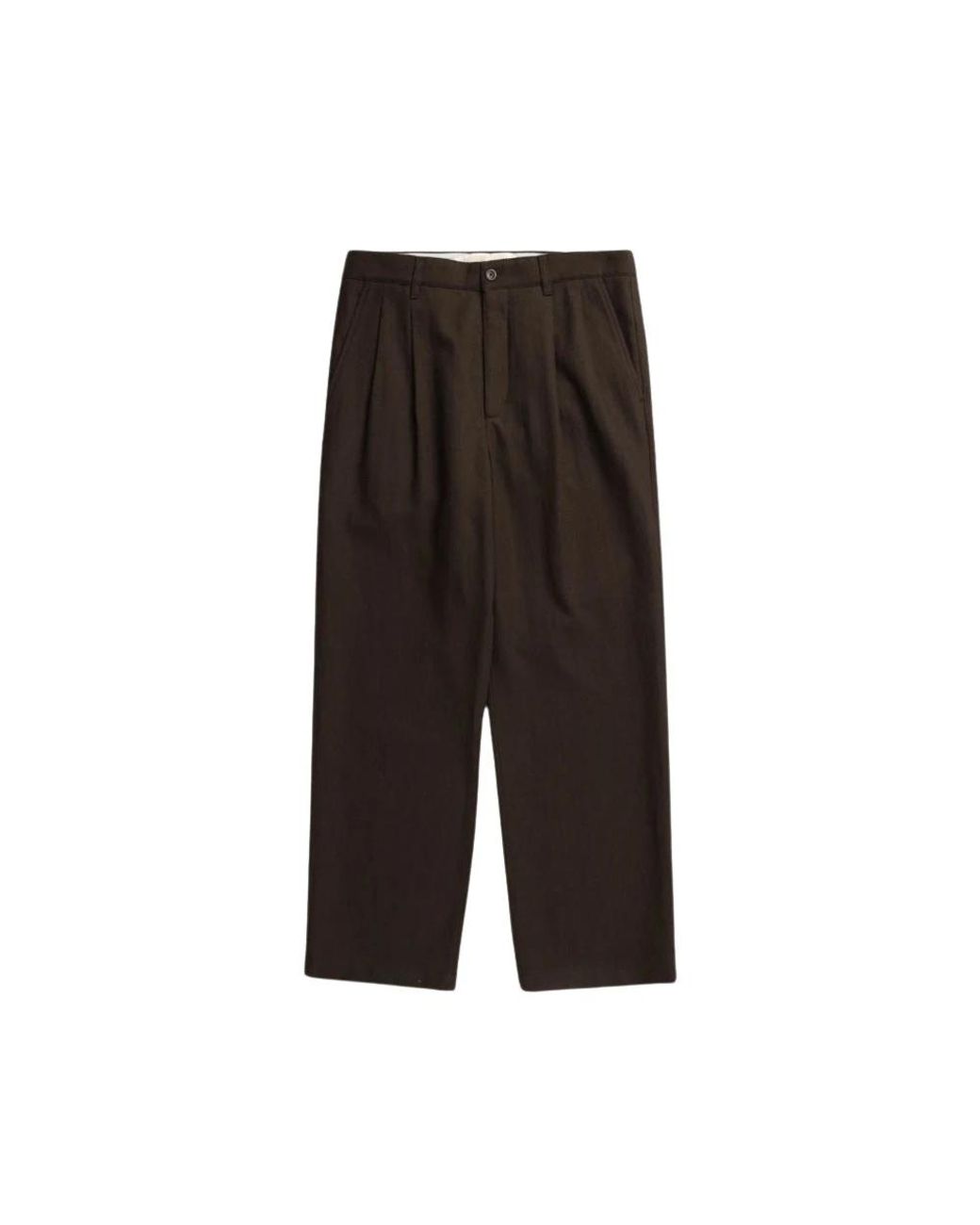 Norse Projects Black Straight Trousers for men