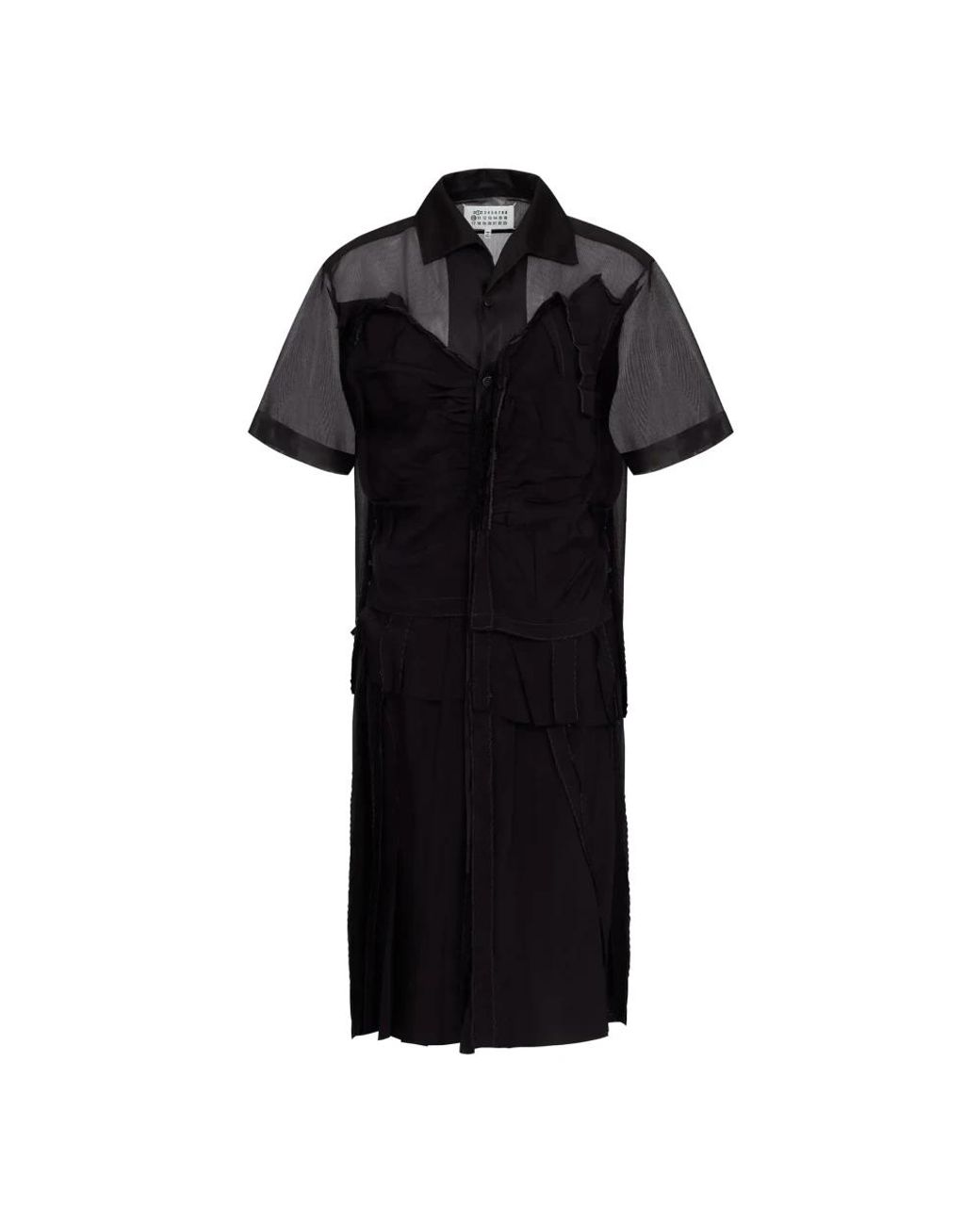 Maison Margiela Black Shirt Dresses