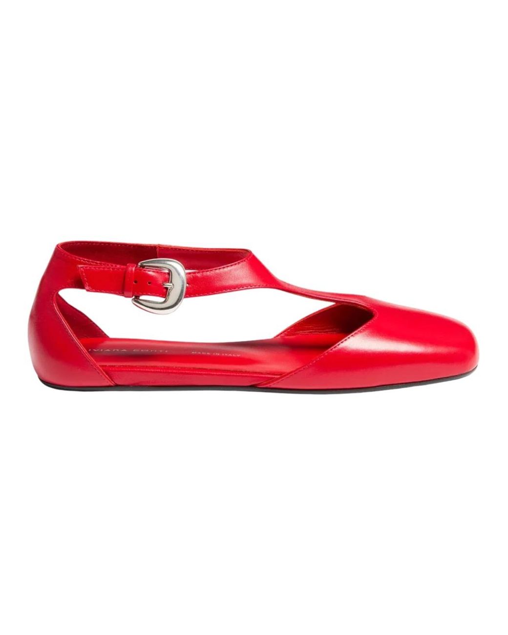 Liviana Conti Red Ballerinas