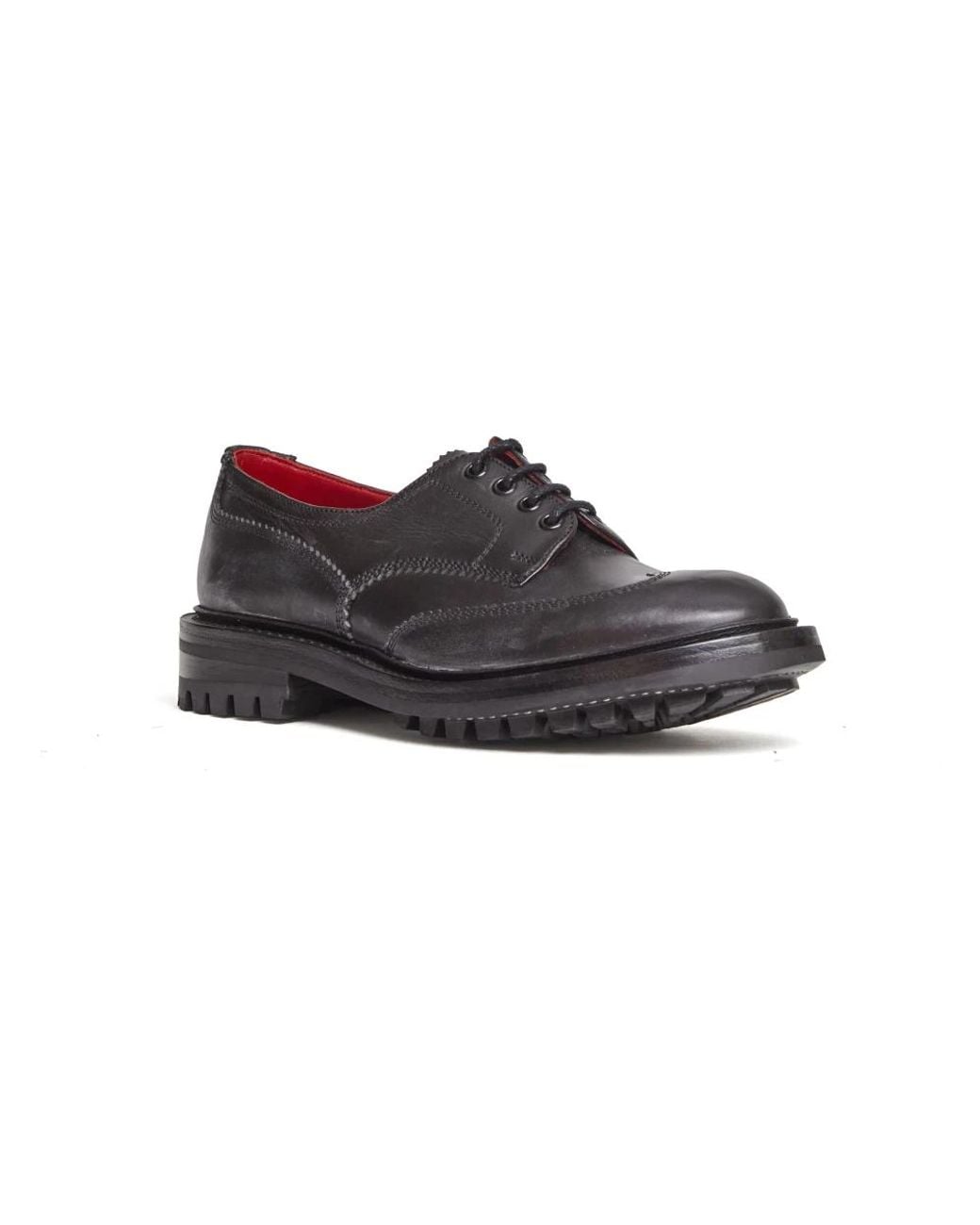 Tricker's Black Laced Shoes for men