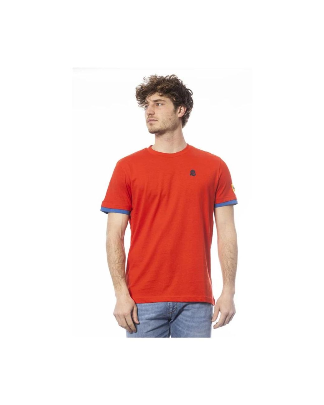 INVICTA WATCH Tops ,Rood ,Katoen T-Shirt Met Korte Mouwen in het Red voor heren
