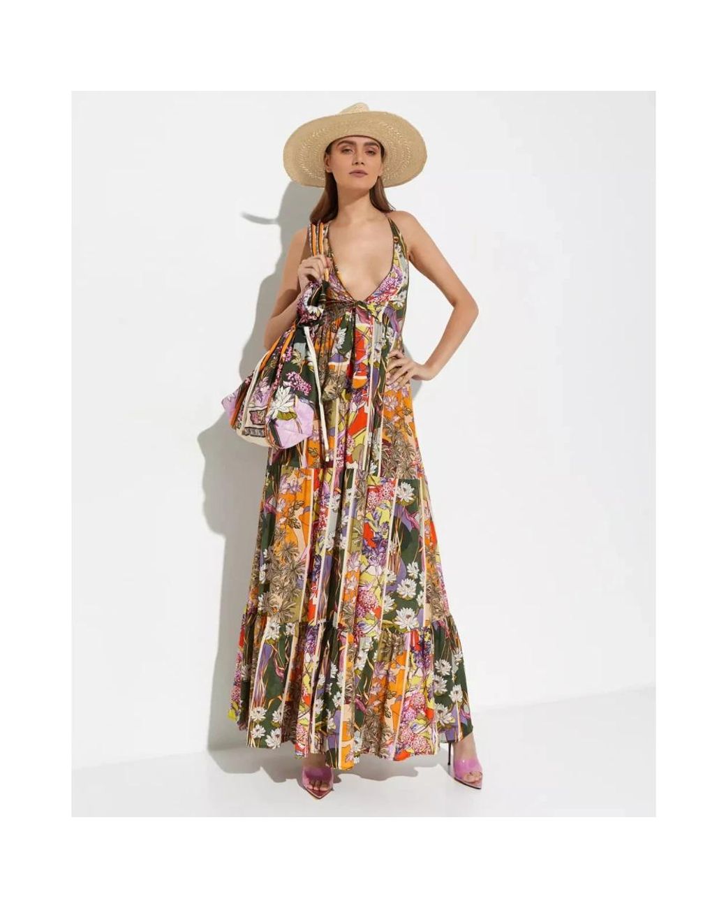 Agua Bendita Metallic Summer Dresses