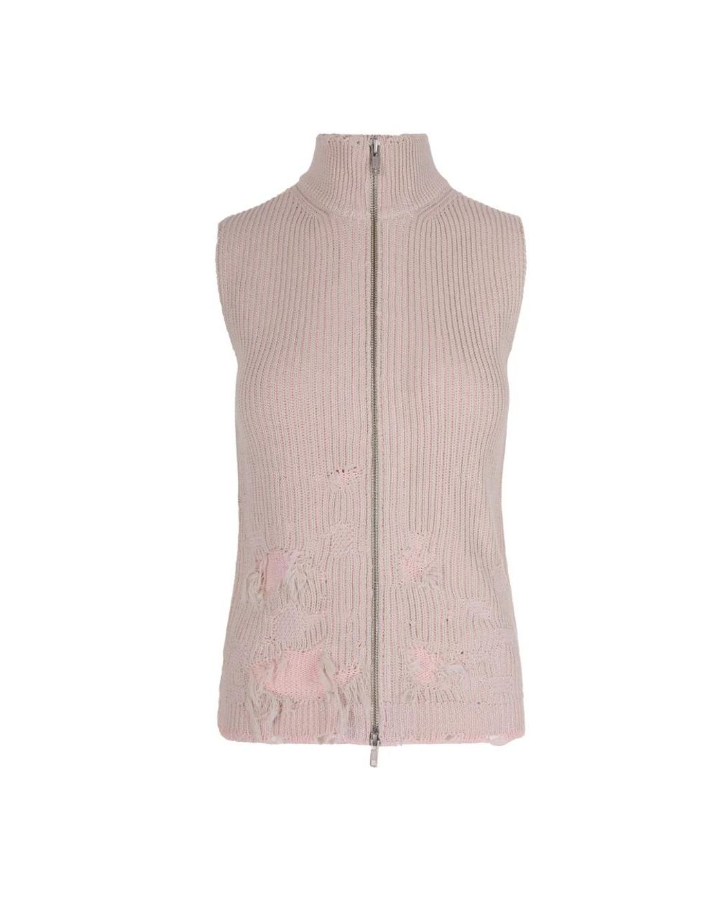 MM6 by Maison Margiela Brown Vests