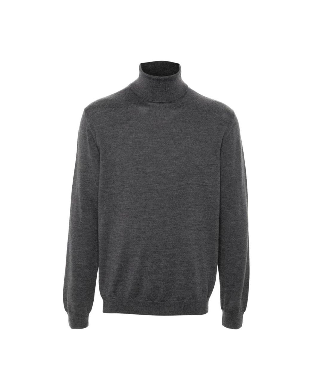 Zanone Gray Turtlenecks for men