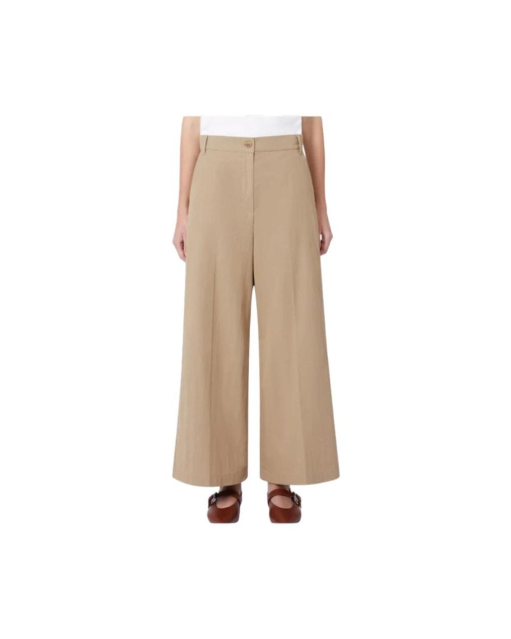 Weekend by Maxmara Natural Wide Trousers