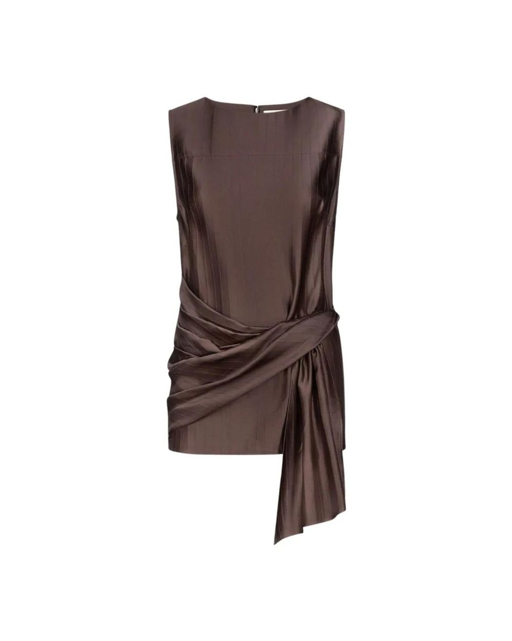 Loulou de Saison Brown Sleeveless Tops