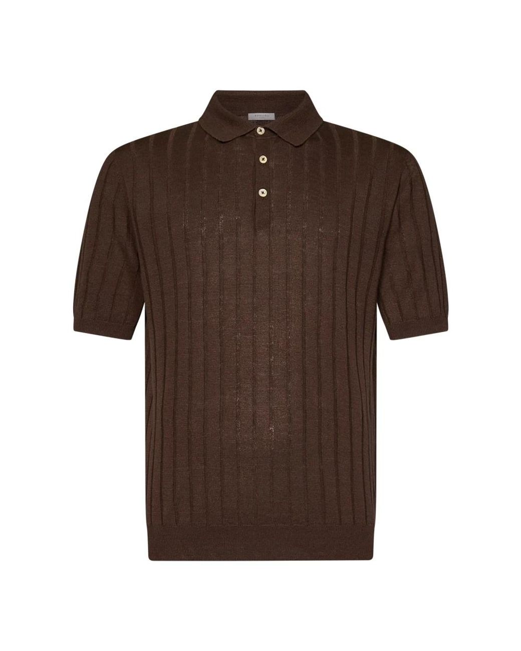 Boglioli Brown Polo Shirts for men
