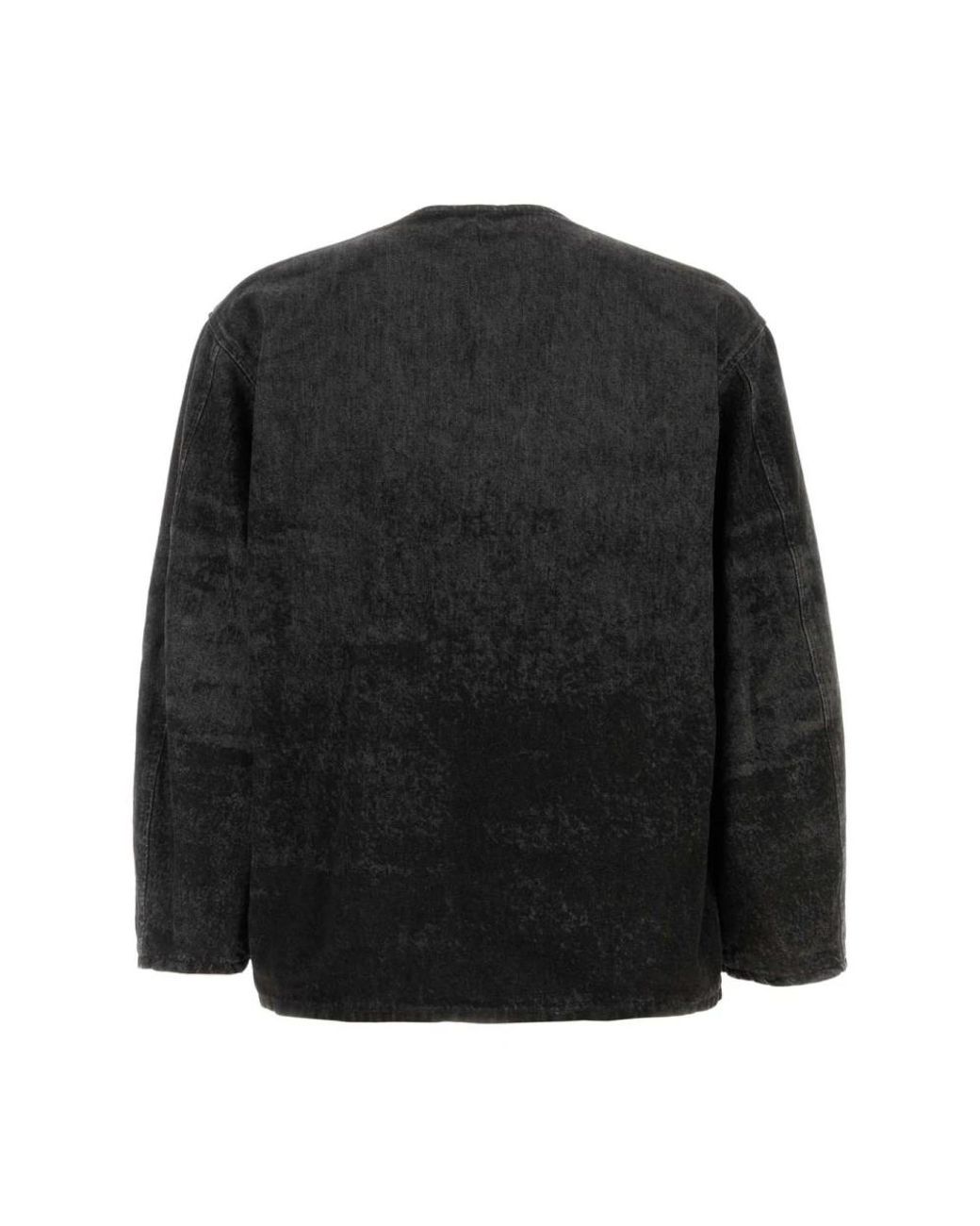 DIESEL Denim Cardigan Jacke in Black für Herren