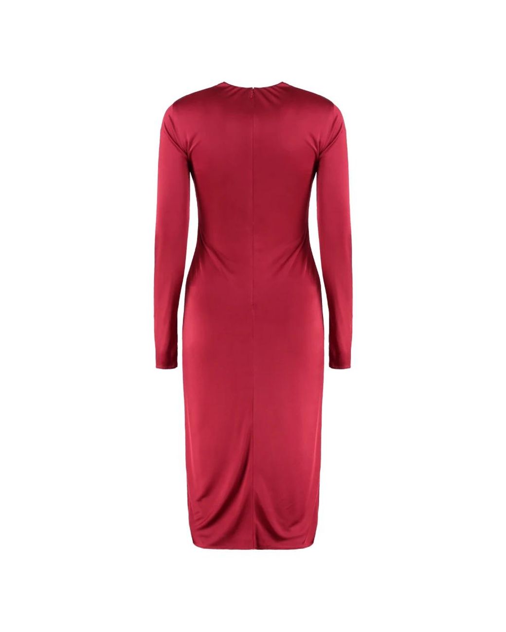 Versace Red Midi Dresses