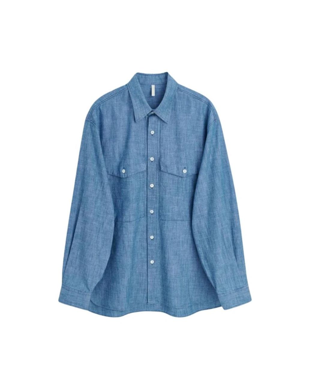 sunflower Overhemden ,Blauw ,Geruite Poplin Overhemd Met Parelmoer Knopen in het Blue
