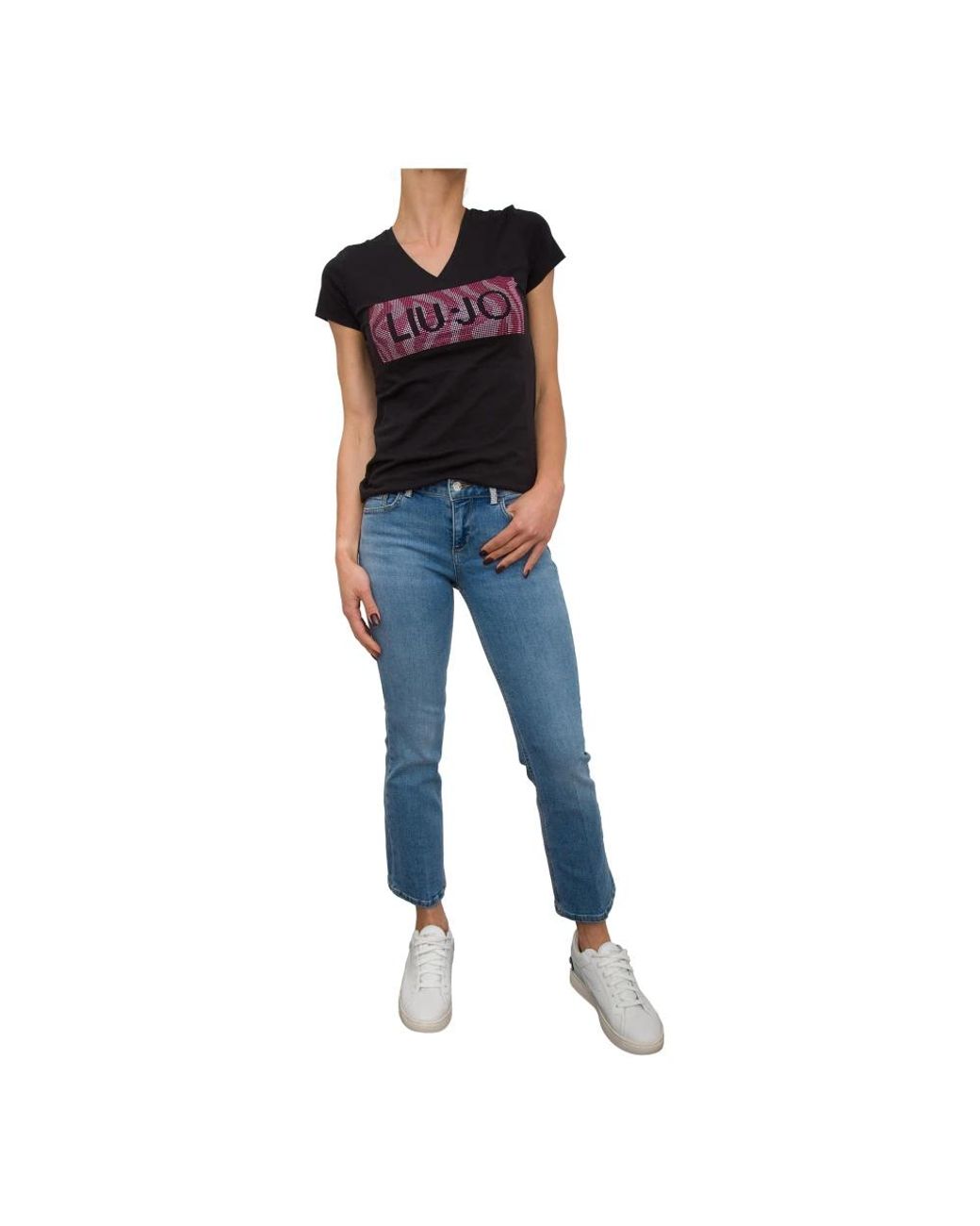 Liu Jo Blue Cropped Jeans