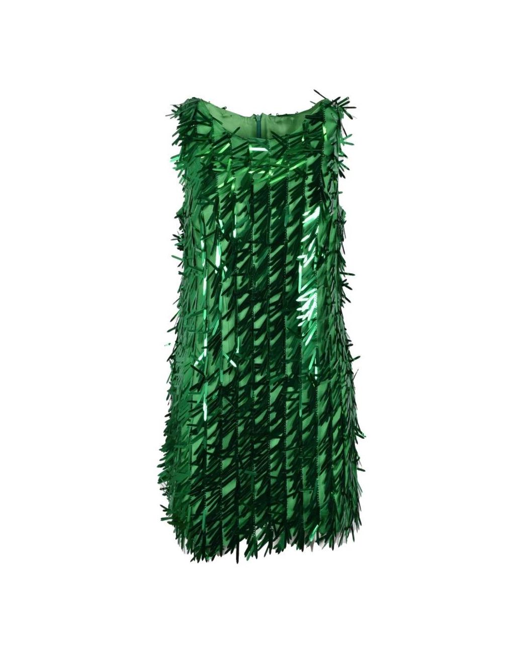 Giulia N Couture Kleedjes ,Groen ,Polyester Elegante Damesjurk Van Polyester in het Green