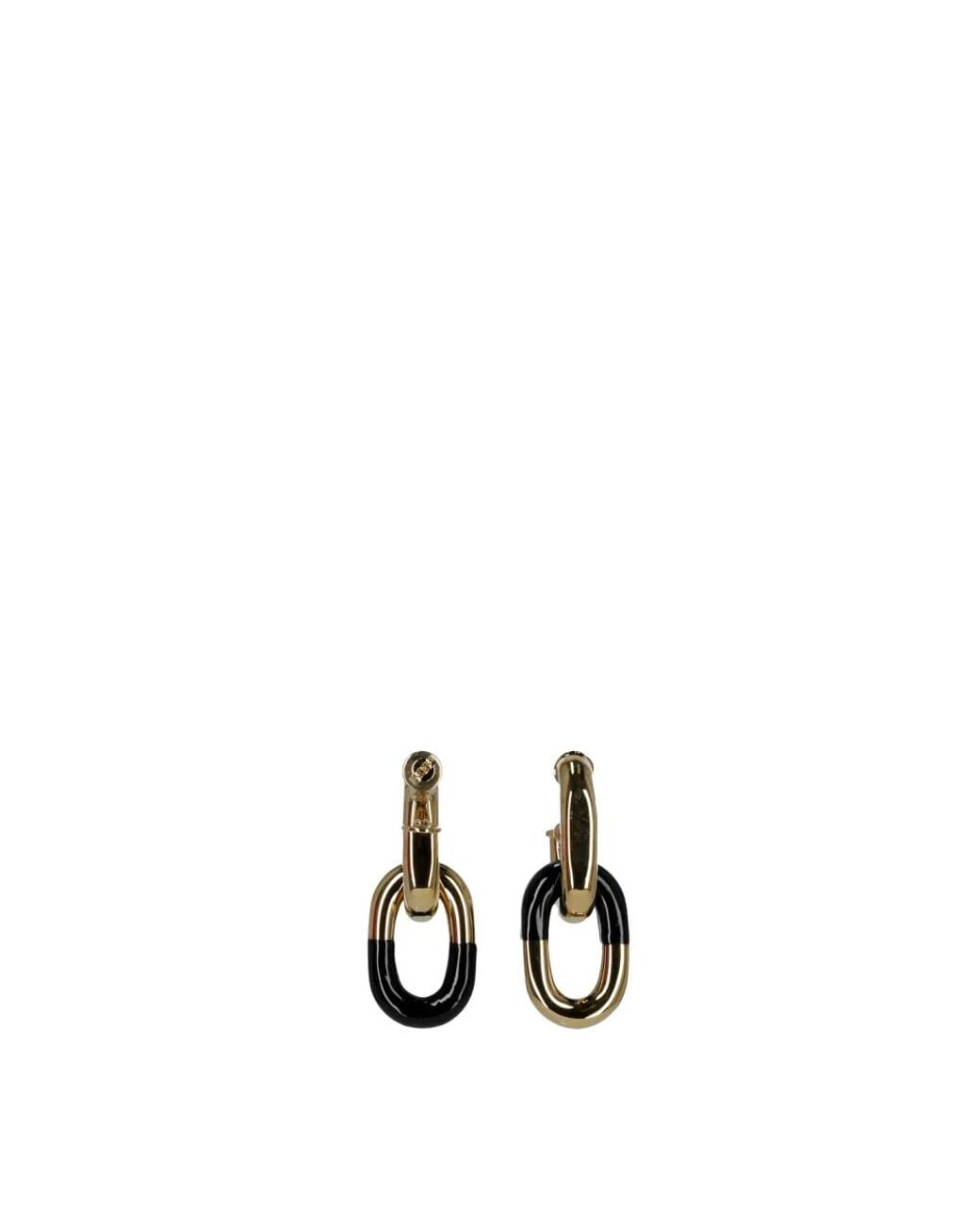 Earrings Rabanne de color Metallic