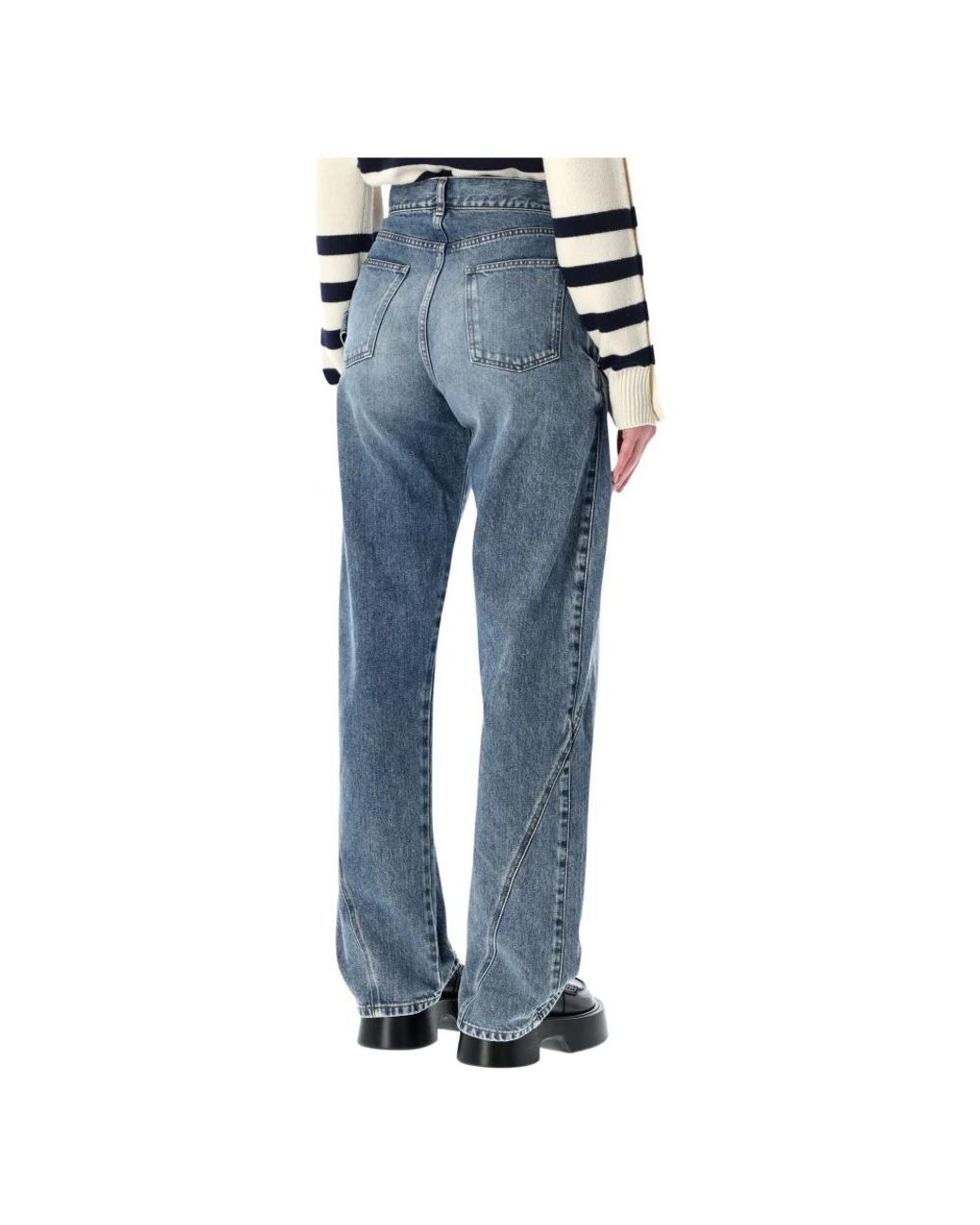 J.W. Anderson Blue Straight Jeans
