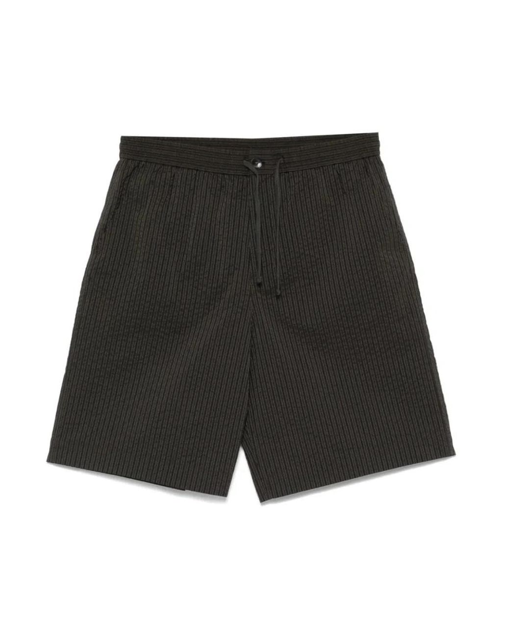 Maison Kitsuné Black Short Shorts