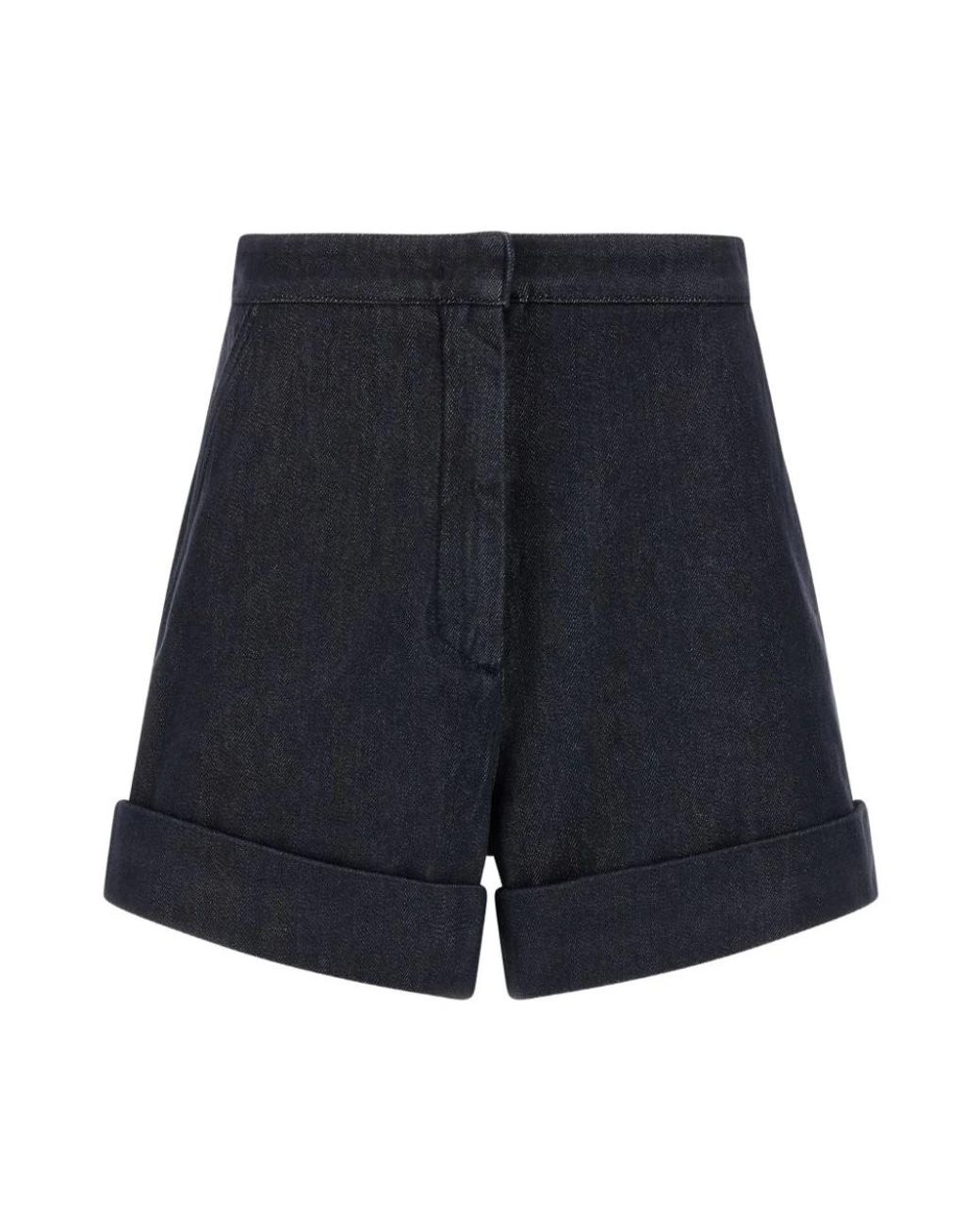 Max Mara Blue Denim Shorts