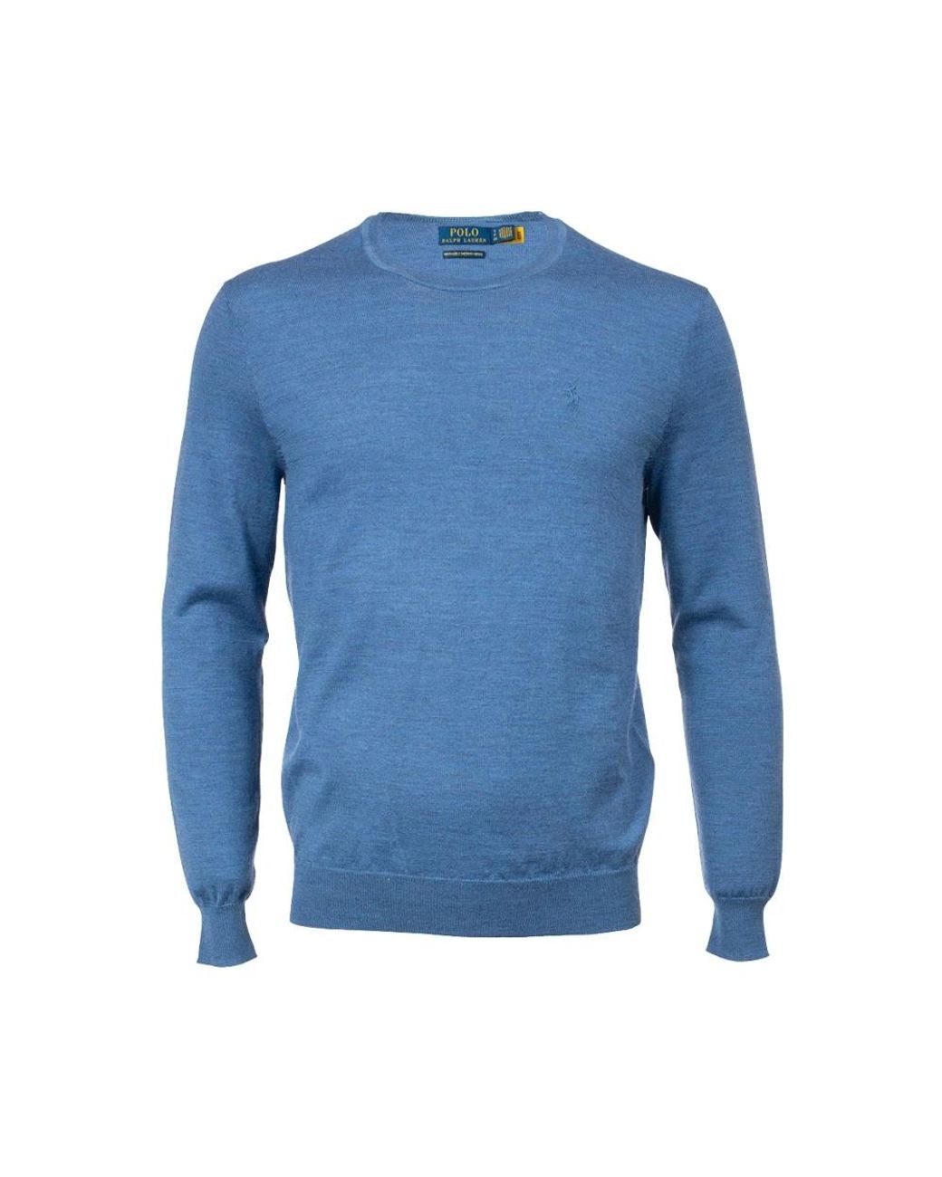 Polo Ralph Lauren Blue Round-Neck Knitwear for men