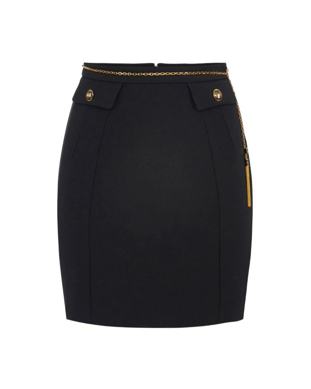 Elisabetta Franchi Black Short Skirts