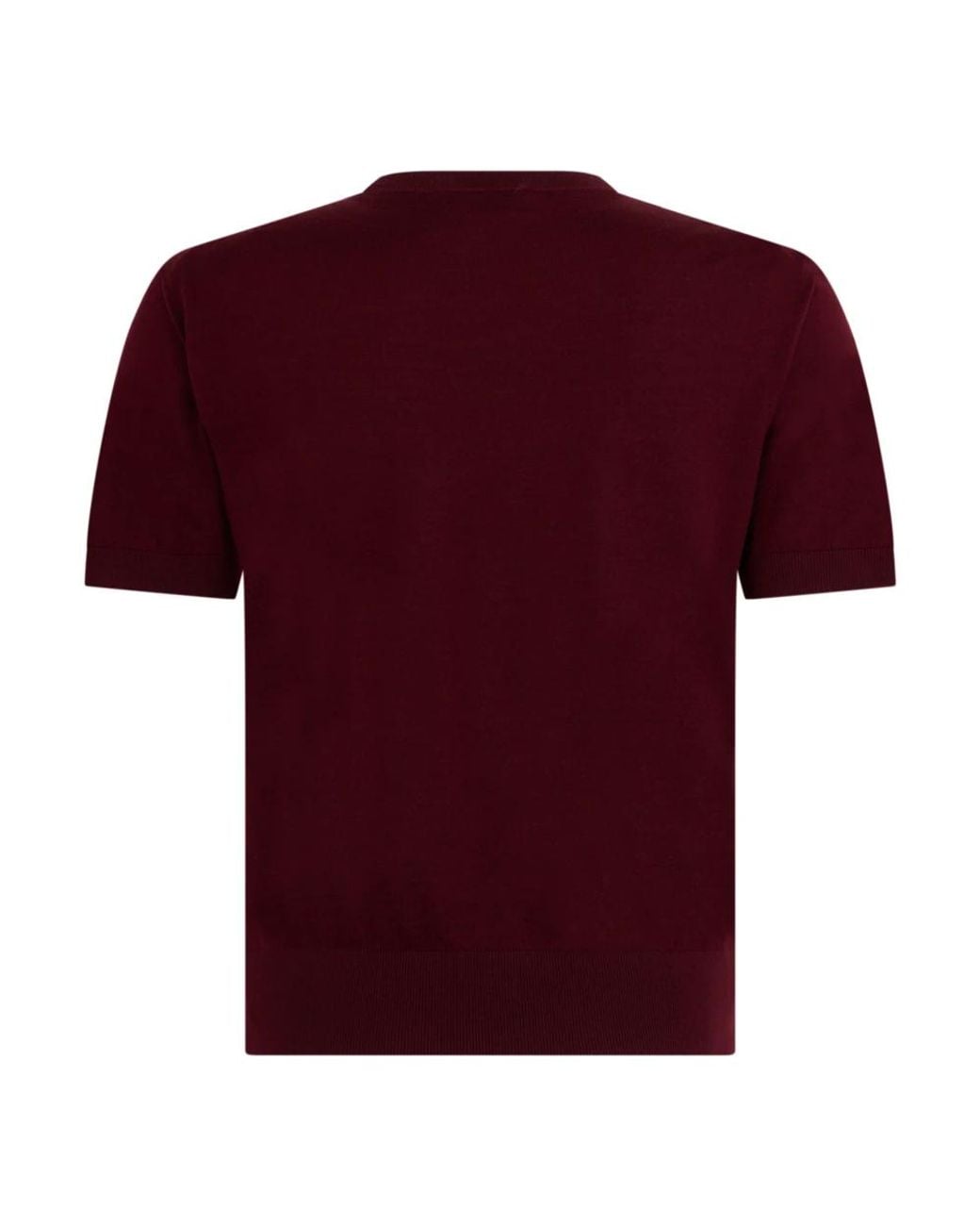 Saint Laurent Red Round-Neck Knitwear
