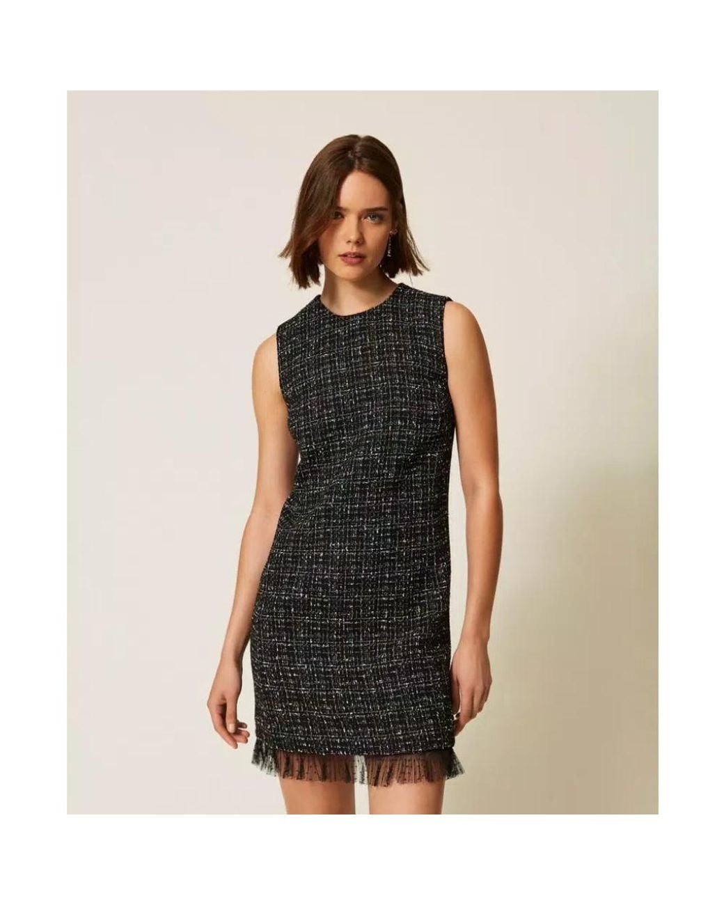 Twinset Black Short Dresses