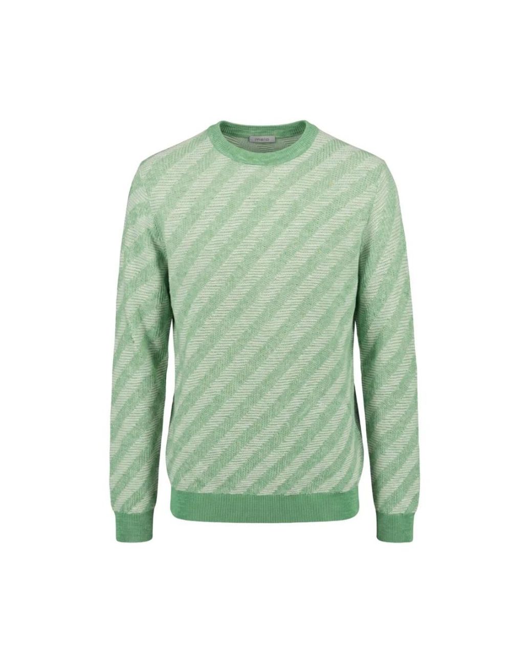 Malo Crew Neck Sweater in het Green voor heren