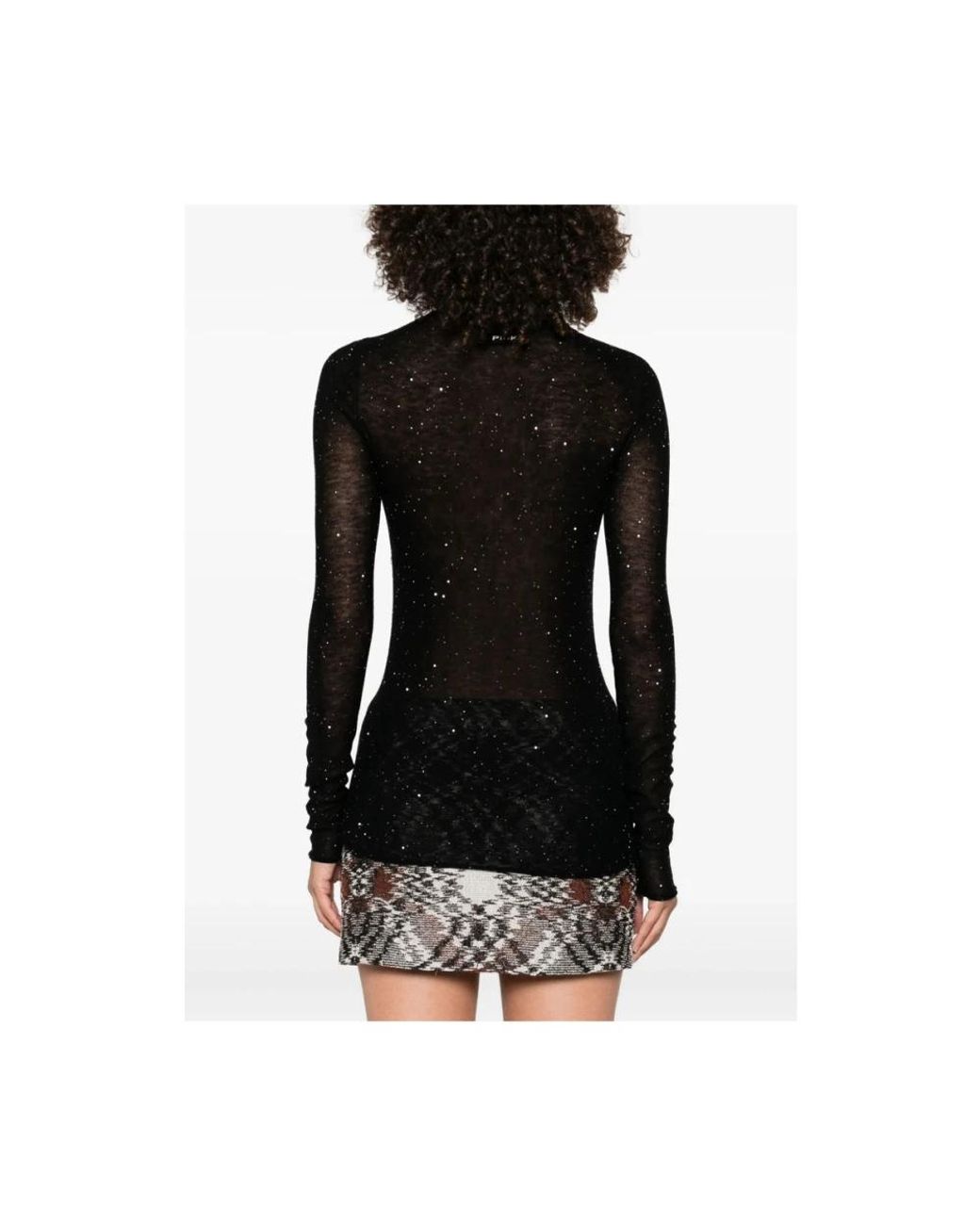 Pinko Black Stylischer Pullover