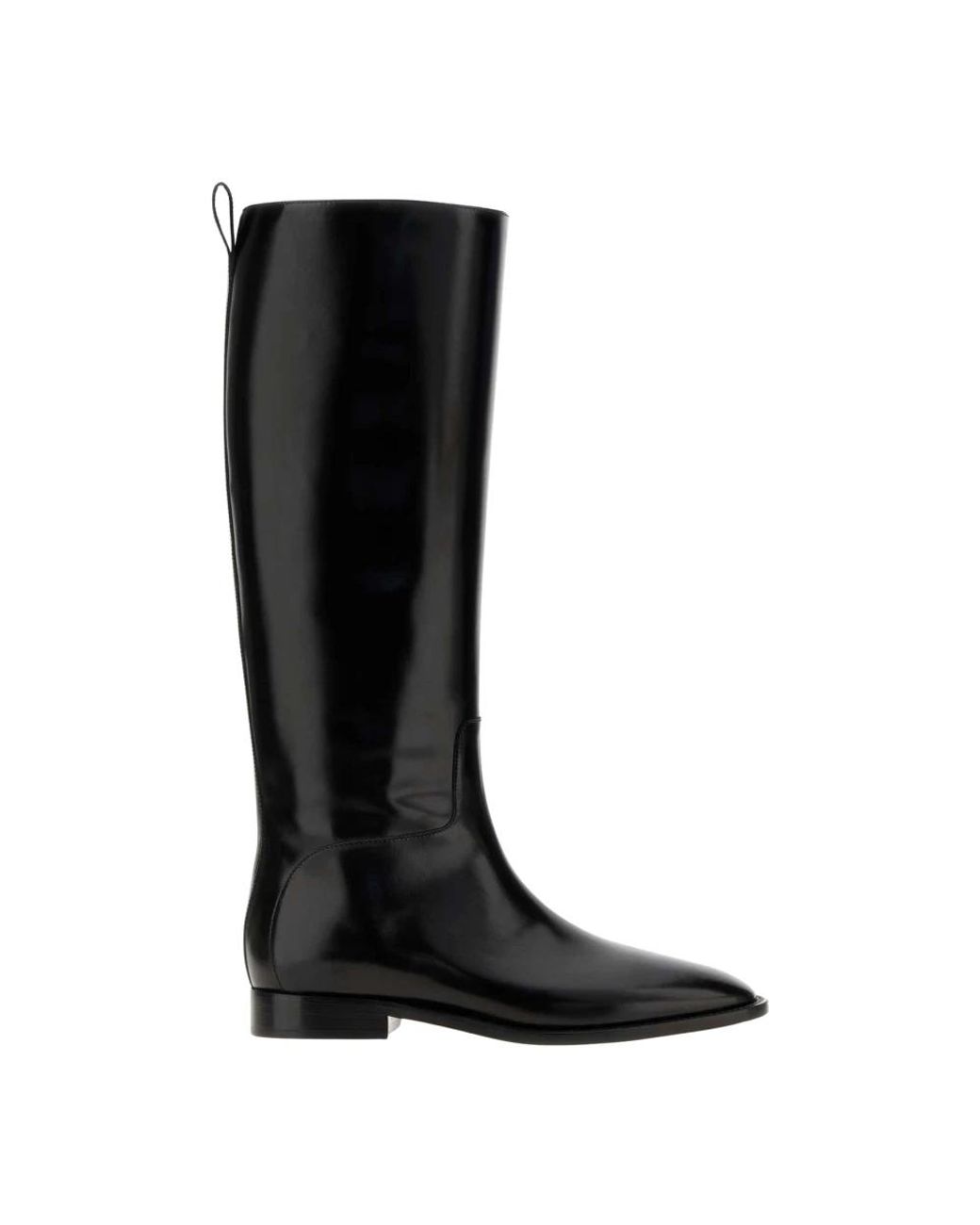 Jil Sander Black High Boots