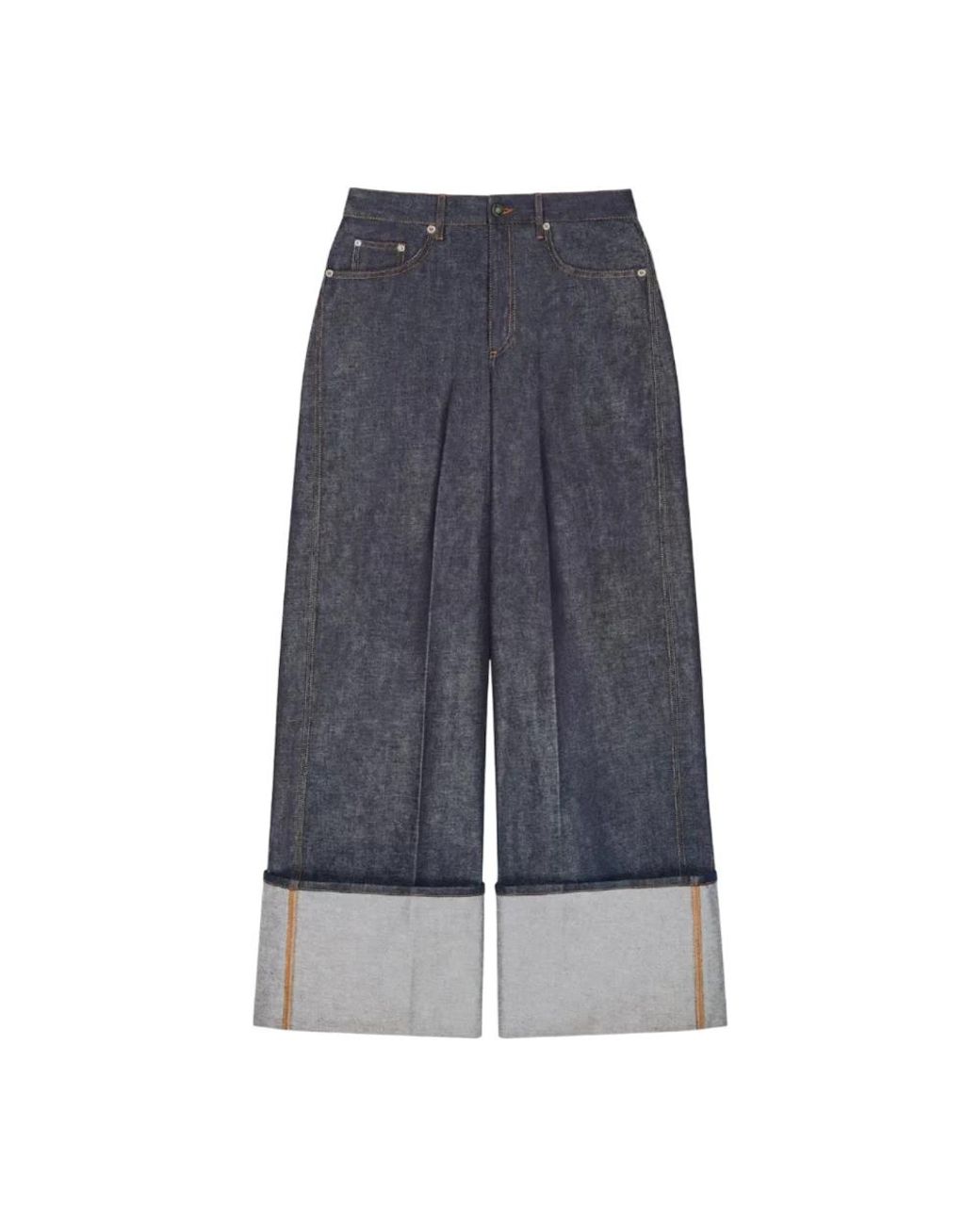 Givenchy Raw Turn-Up Jeans in het Blue