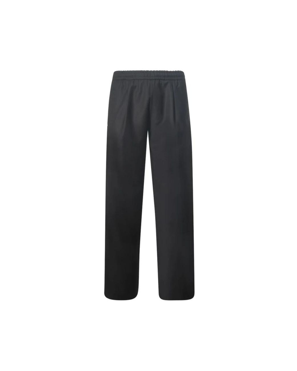 Dondup Black Straight Trousers for men