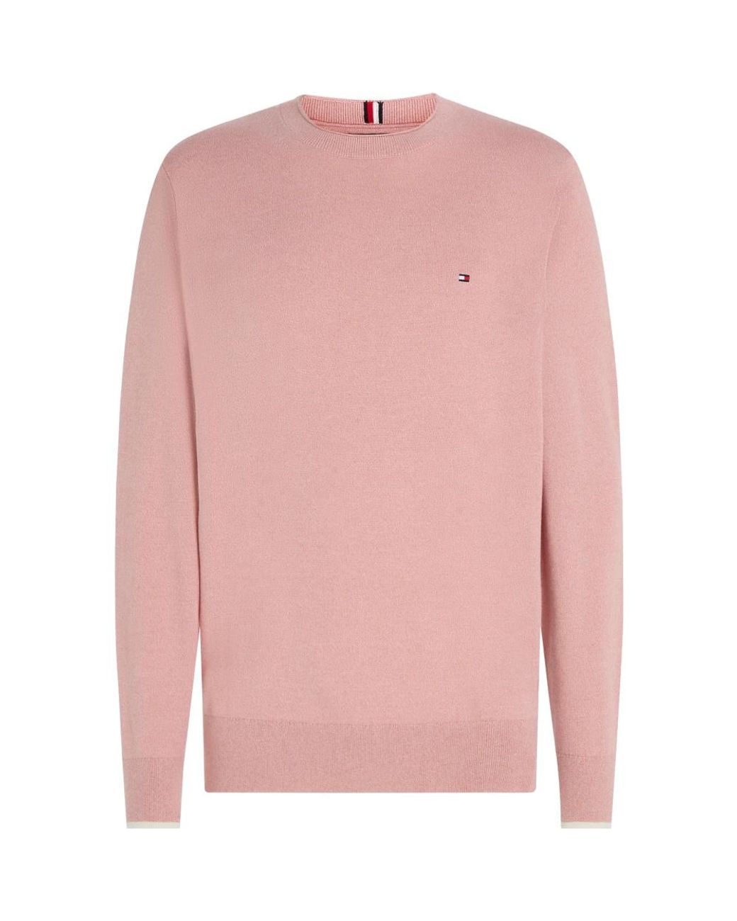 Tommy Hilfiger Pink Round-Neck Knitwear for men