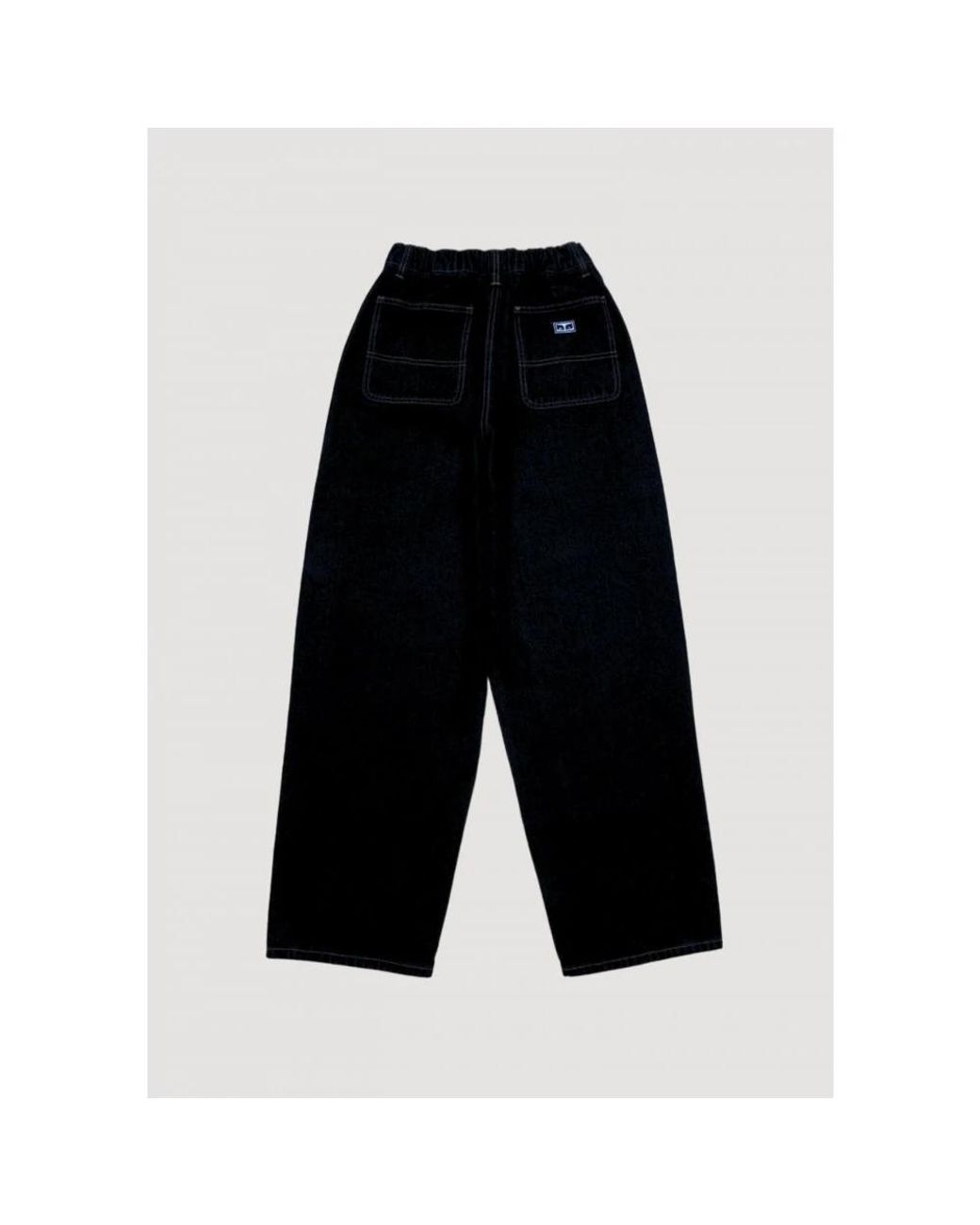 Obey Black Straight Fit Jeans