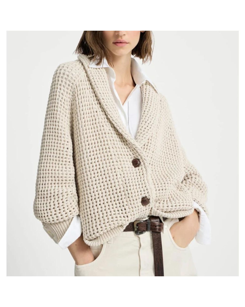 Cardigans Brunello Cucinelli en coloris White
