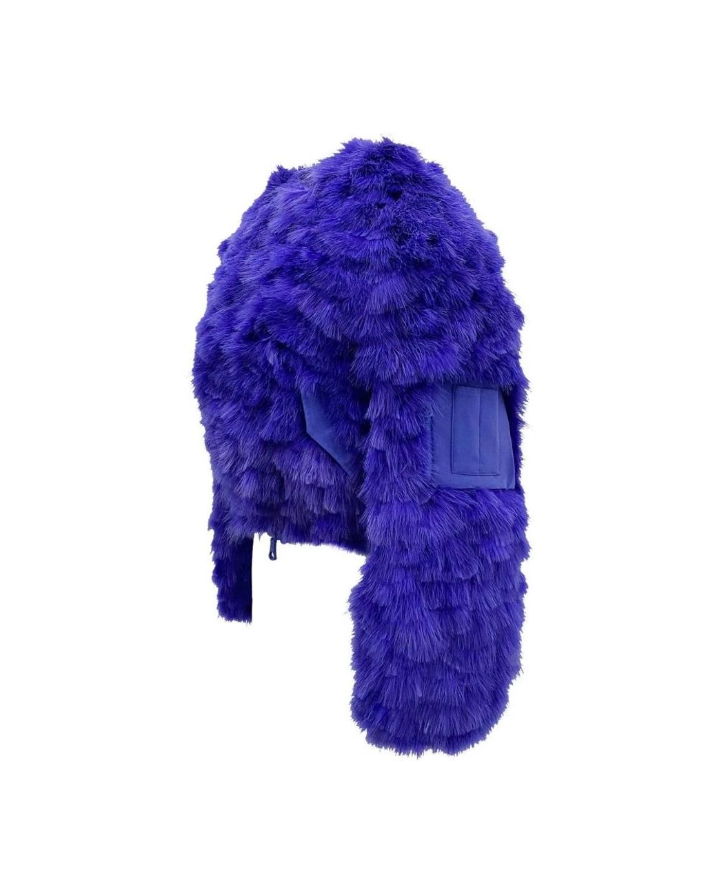 DSquared² Blue Faux Fur & Shearling Jackets