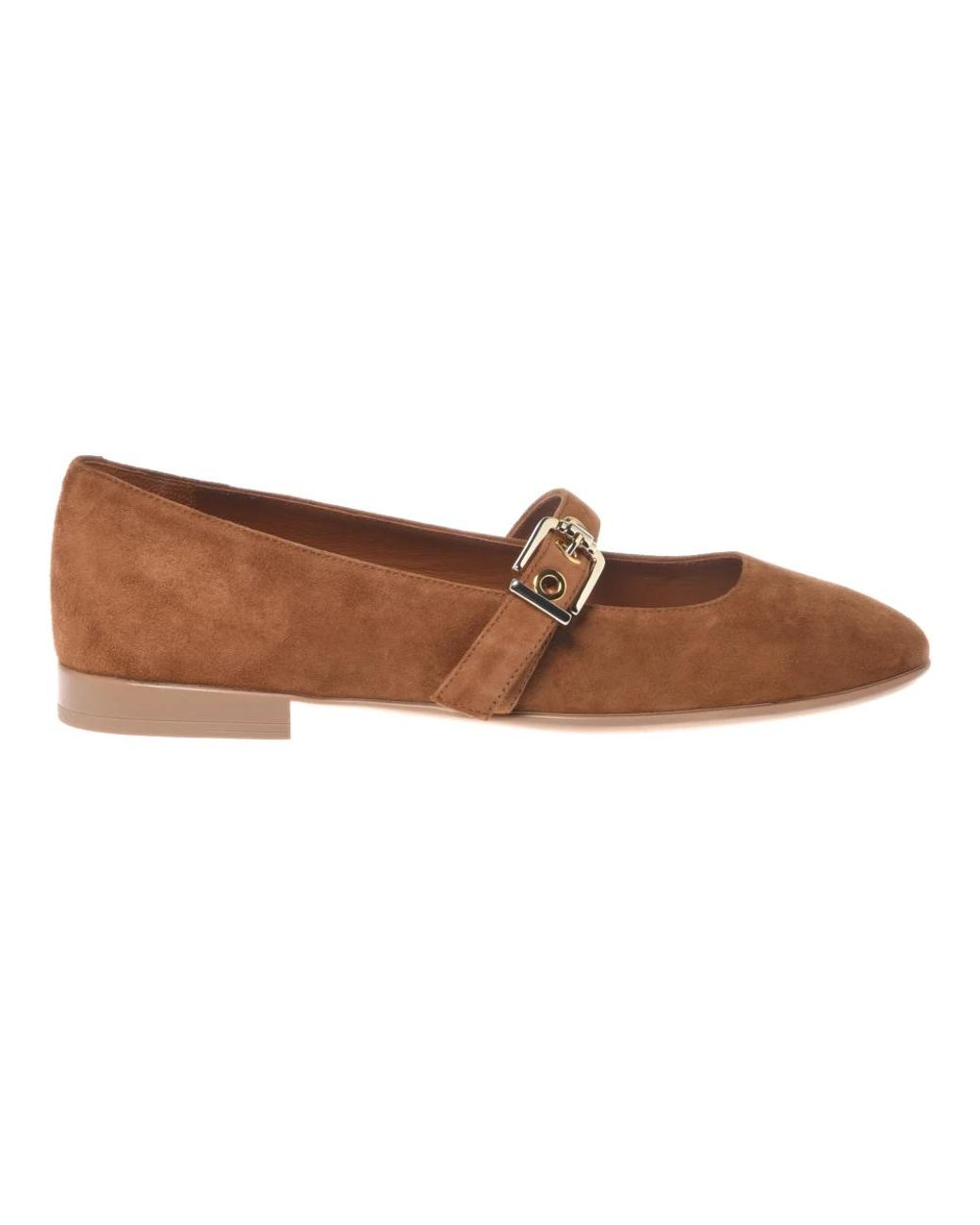 Baldinini Brown Ballerina Shoes