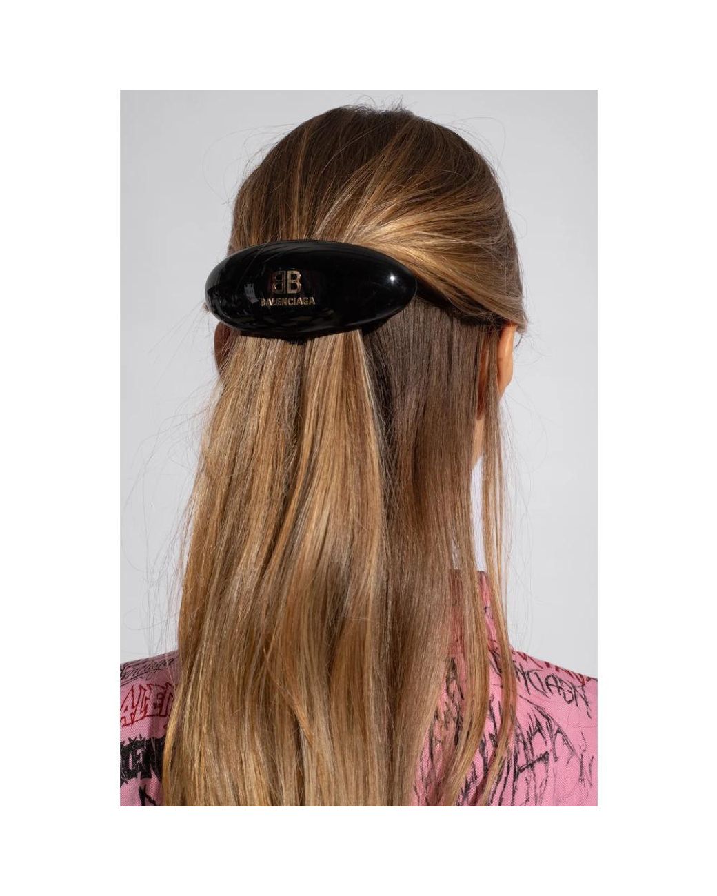 Balenciaga Black Hair Accessories