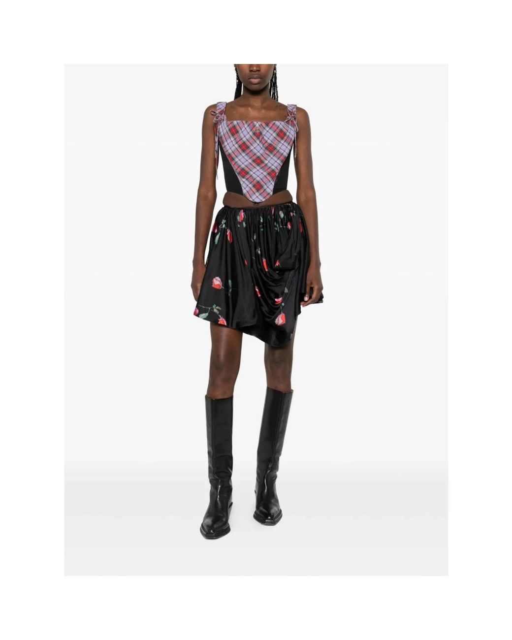 Ganni Black Short Skirts