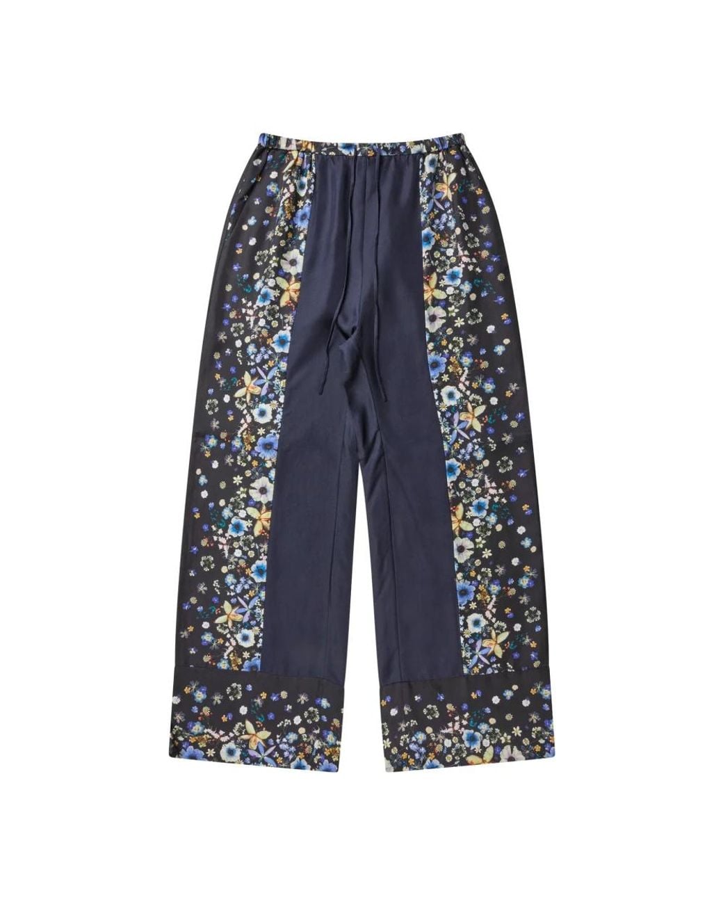 Munthe Blue Wide Trousers