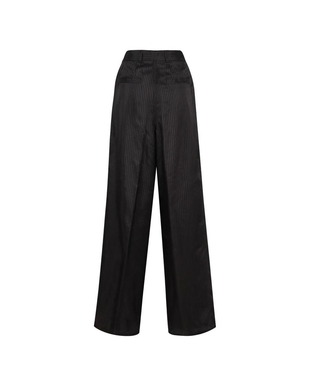 Dries Van Noten Black Wide Trousers