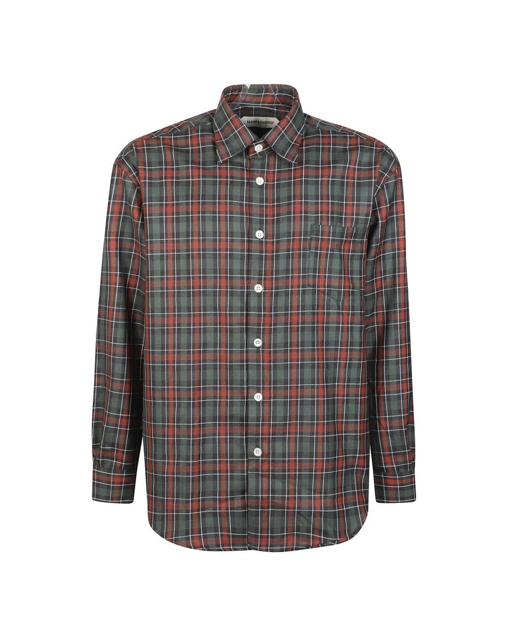 NAMACHEKO Gray Casual Shirts for men