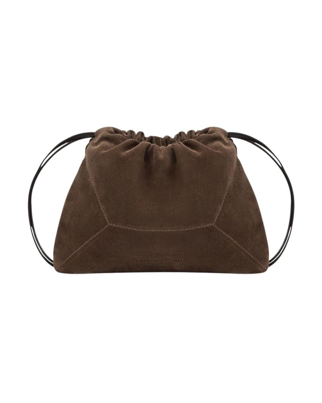 Brunello Cucinelli Brown Bucket Bags