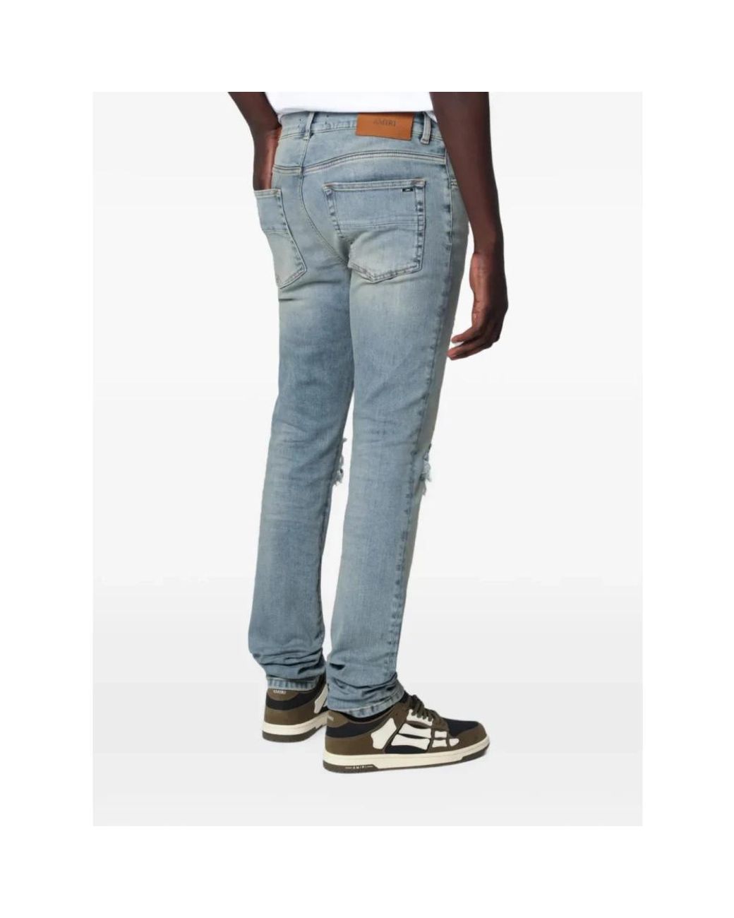 Amiri Blue Slim Fit Jeans for men